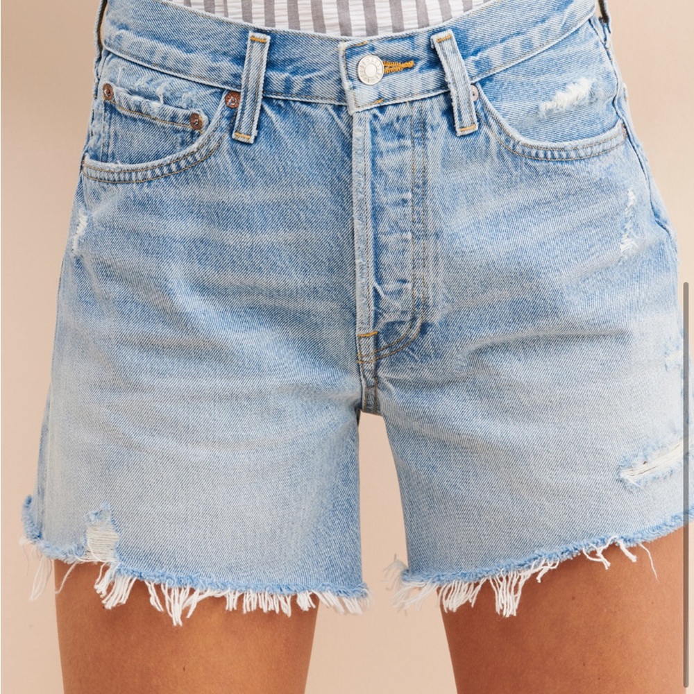 Agolde Parker long cutoff shorts NWOT